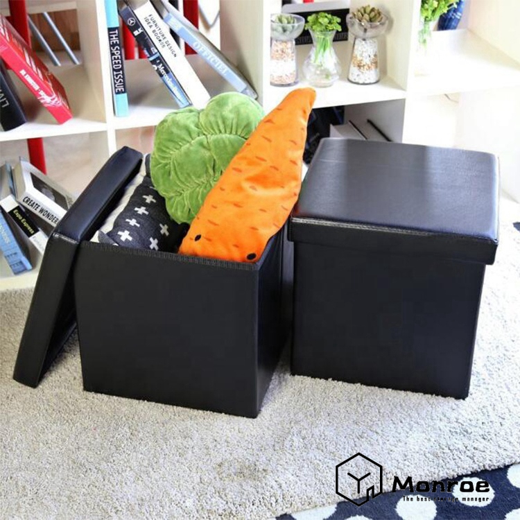 Otomana Fresh Home Elements, cubo de almacenamiento de 15 pulgadas con