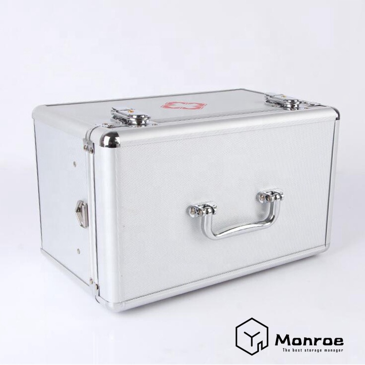 Caja de medicina vacía Caja de almacenamiento Caja de bloqueo para la